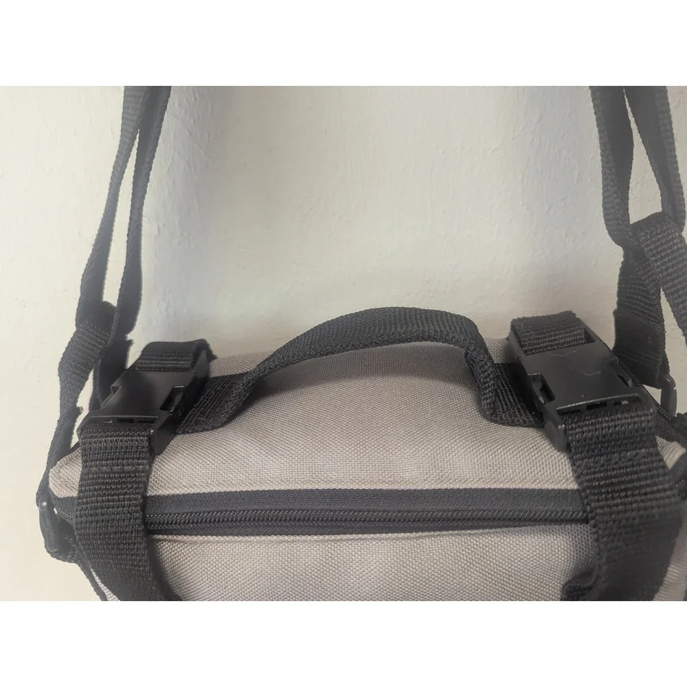 TUNDRA 8–12 Can Soft Cooler Lunch Bag Insulated Portable Camping Gray‎ Black